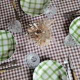 La Redoute x Selency set of 4 green semi-deep plates