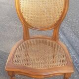 Lot de 6 chaises médaillons de style Louis XVI