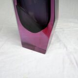 Faceted vase 80s Murano