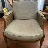 Bérengère bohemian cane armchair