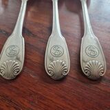Christofle - Set of 6 Vendôme table spoons in silver-plated metal