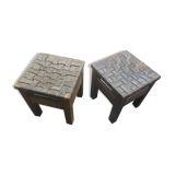 Pair of stools former teller PTT