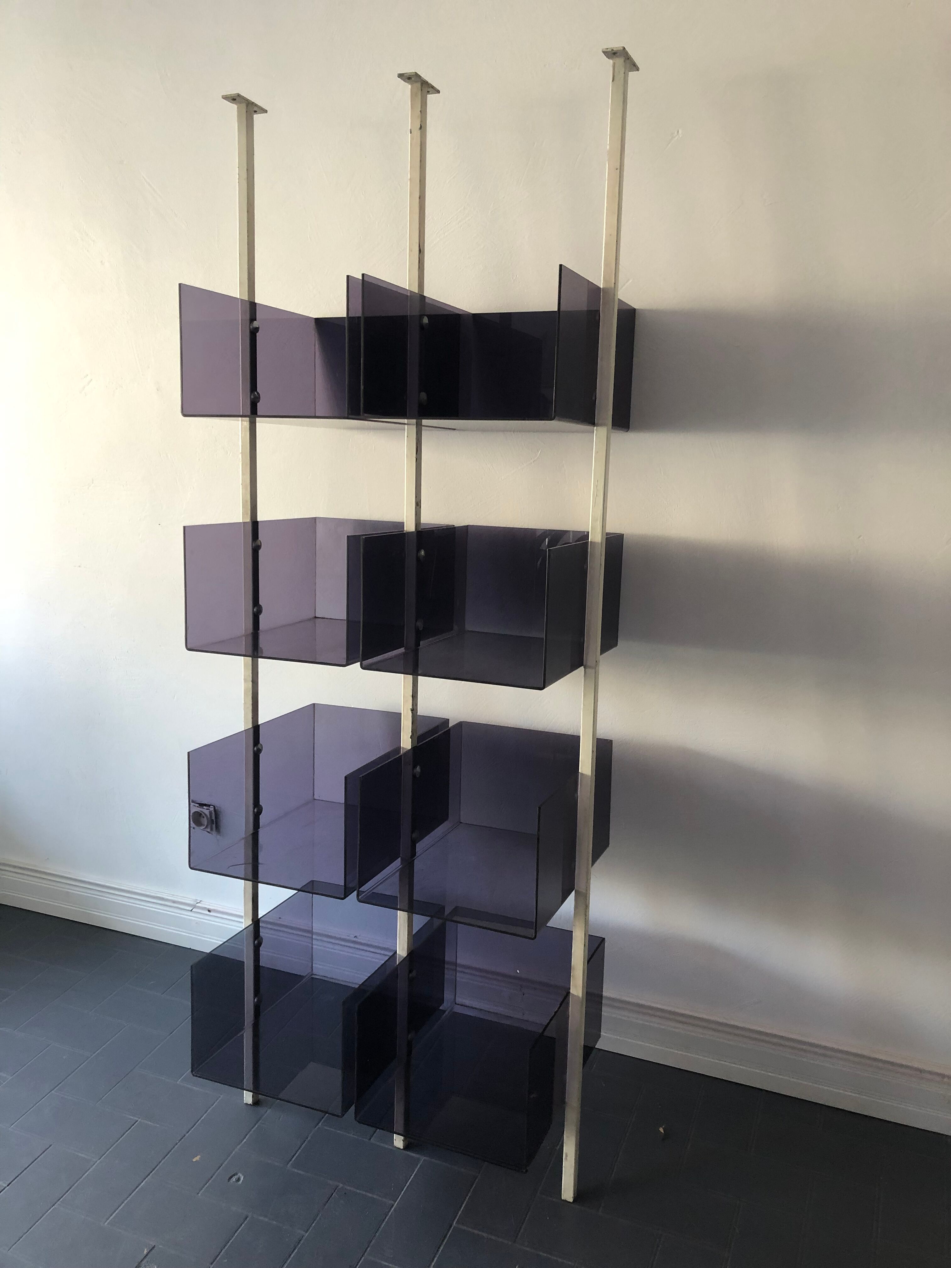 Plexiglass shelves