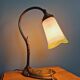 Art Nouveau table lamp in bronze, Noverdy France bobèche