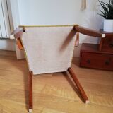 Bridge armchair with mustache back