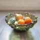 Coupe à fruit en verre vintage
