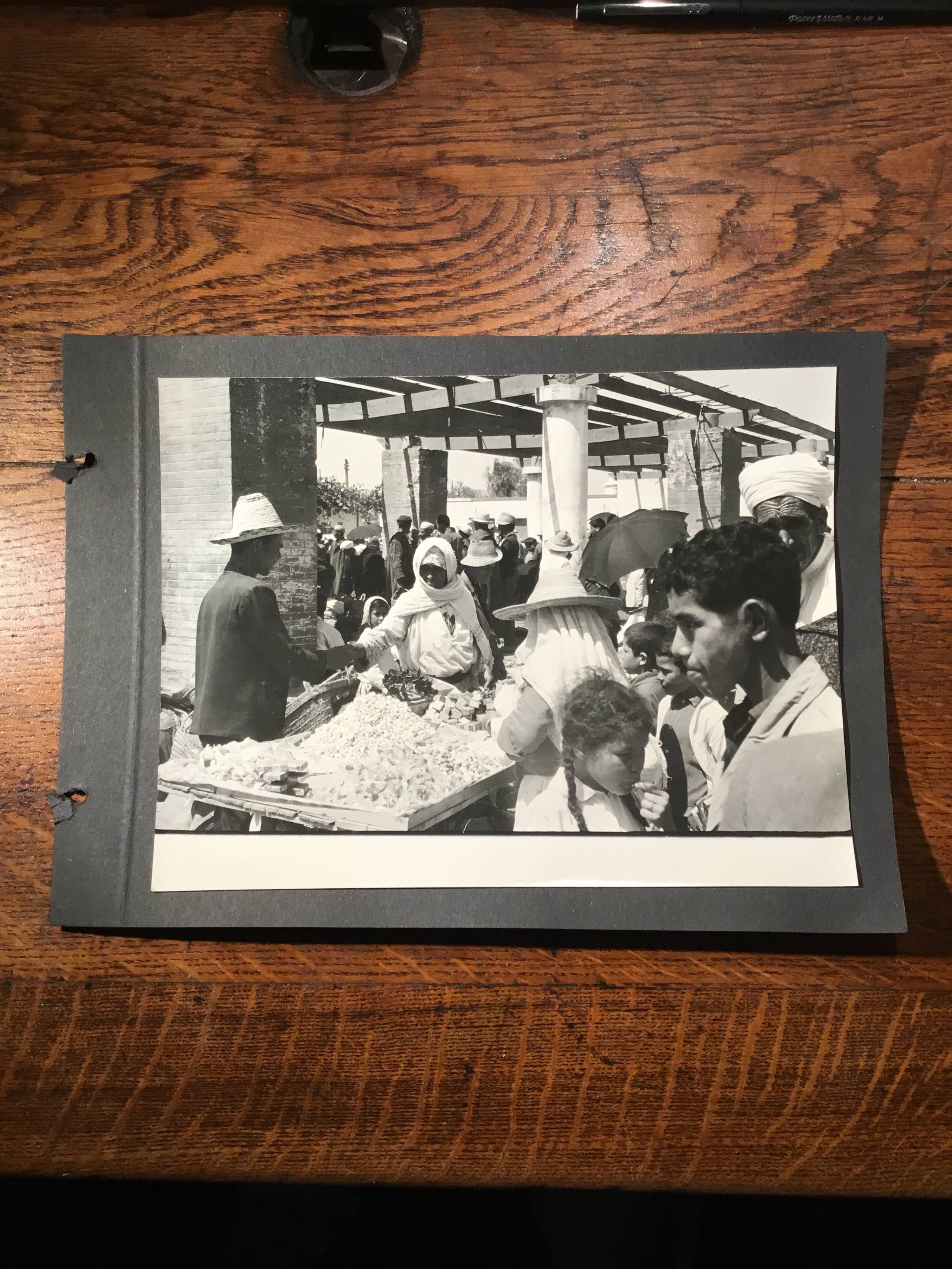 black and white film photo print