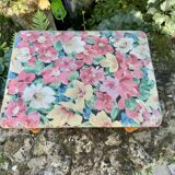 Vintage storage box footrest