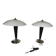 Pair of SCE lamps from the 1970s
