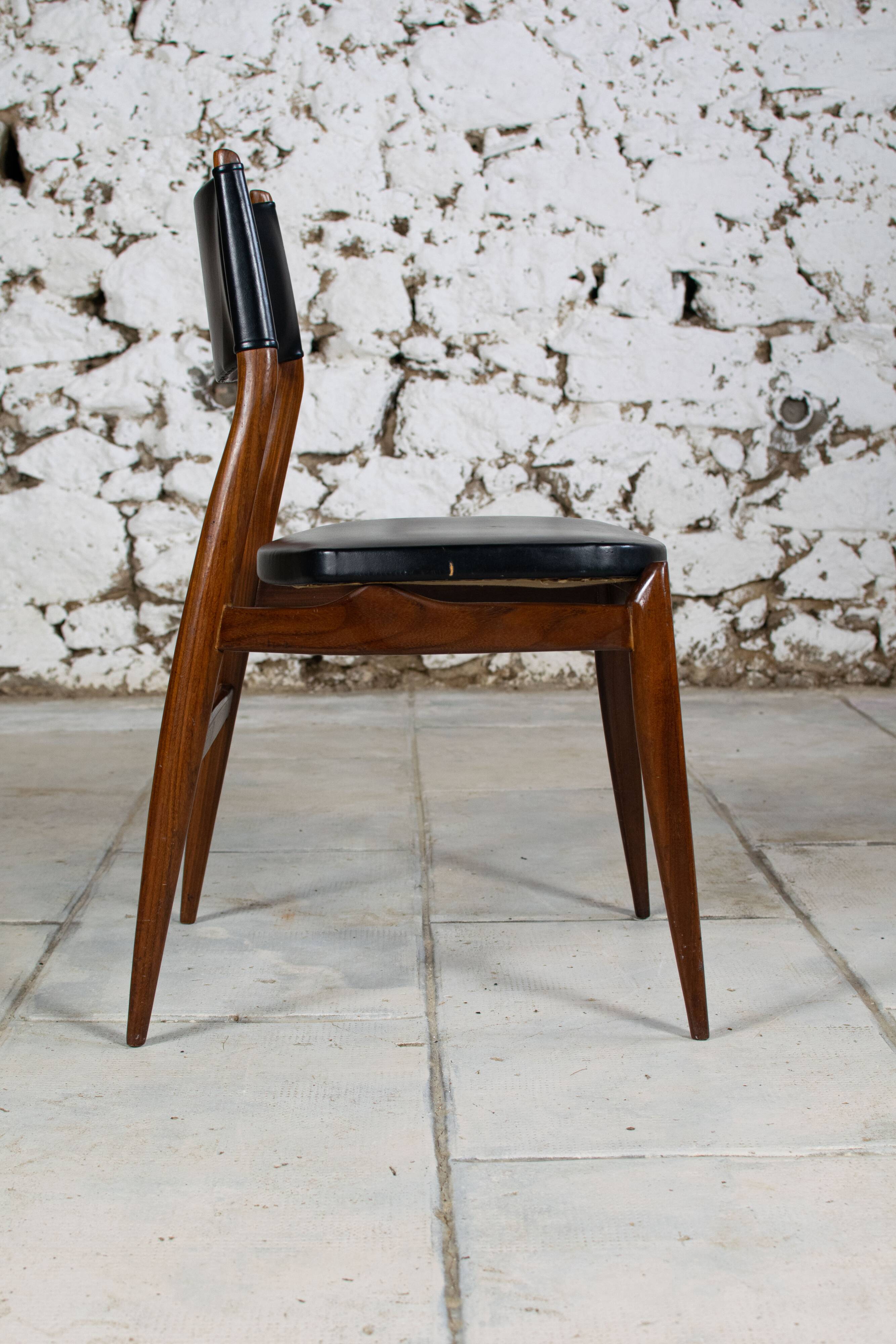 Paire de chaises scandinaves mid-century