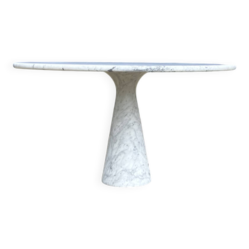 Angelo Mangiarotti M1 eettafel Skipper Carrara marmer 130cm