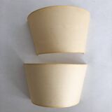 Pair of bronze wall lights