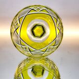 Box of 4 Val Saint Lambert "Berncastel" no. 204 Roemer glass – Belgium 1905