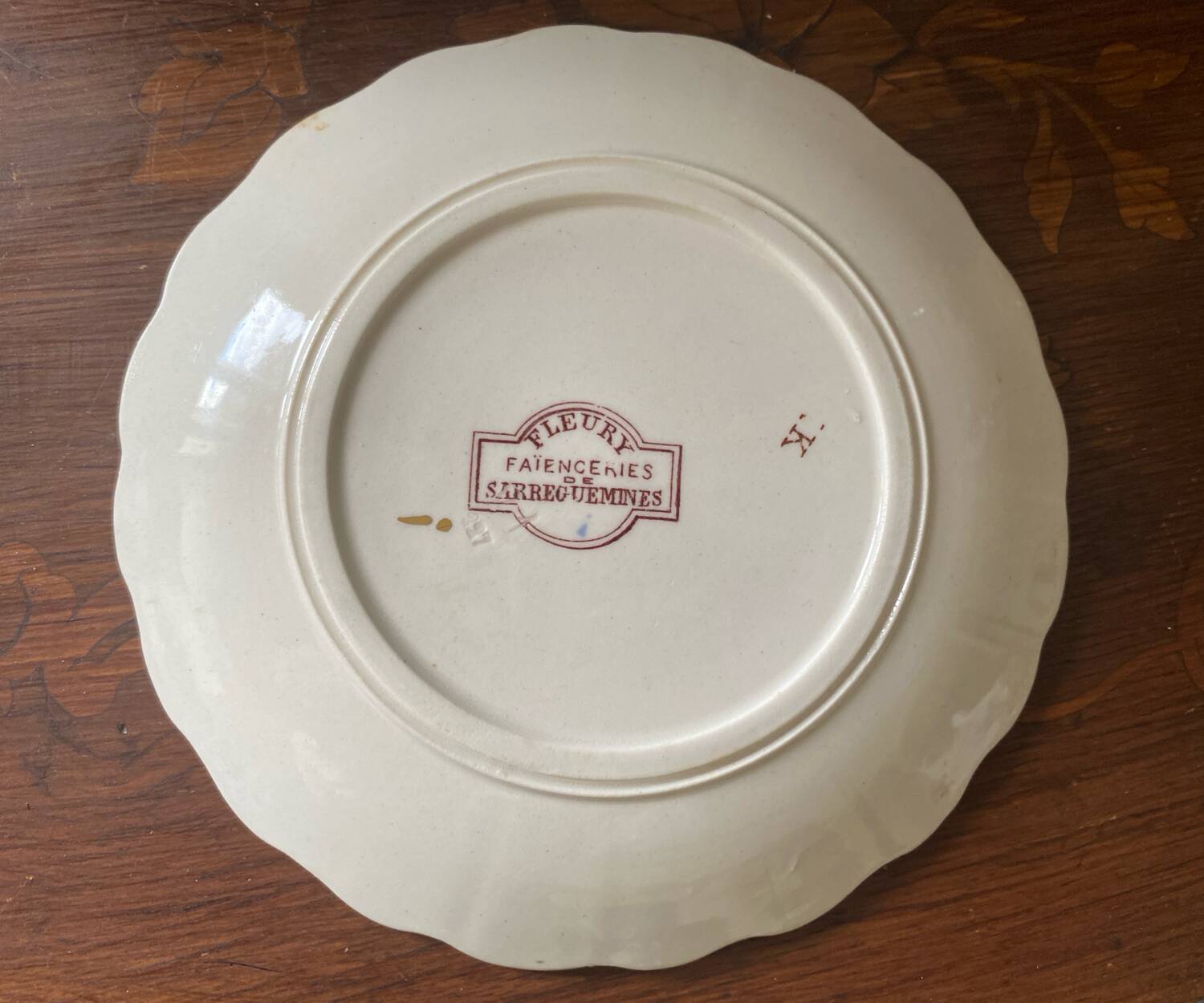 Sarreguemines coffee cup, Fleury model, 19th century, rare