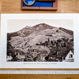 Ribeauvillé, Alsace, photo plate printed in 1942.