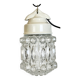 Vintage White Porcelain Pendant Light, 1970s