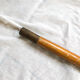 Old wooden oar