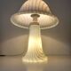 Large mushroom lamp by Peill & Putzler in zebra glass