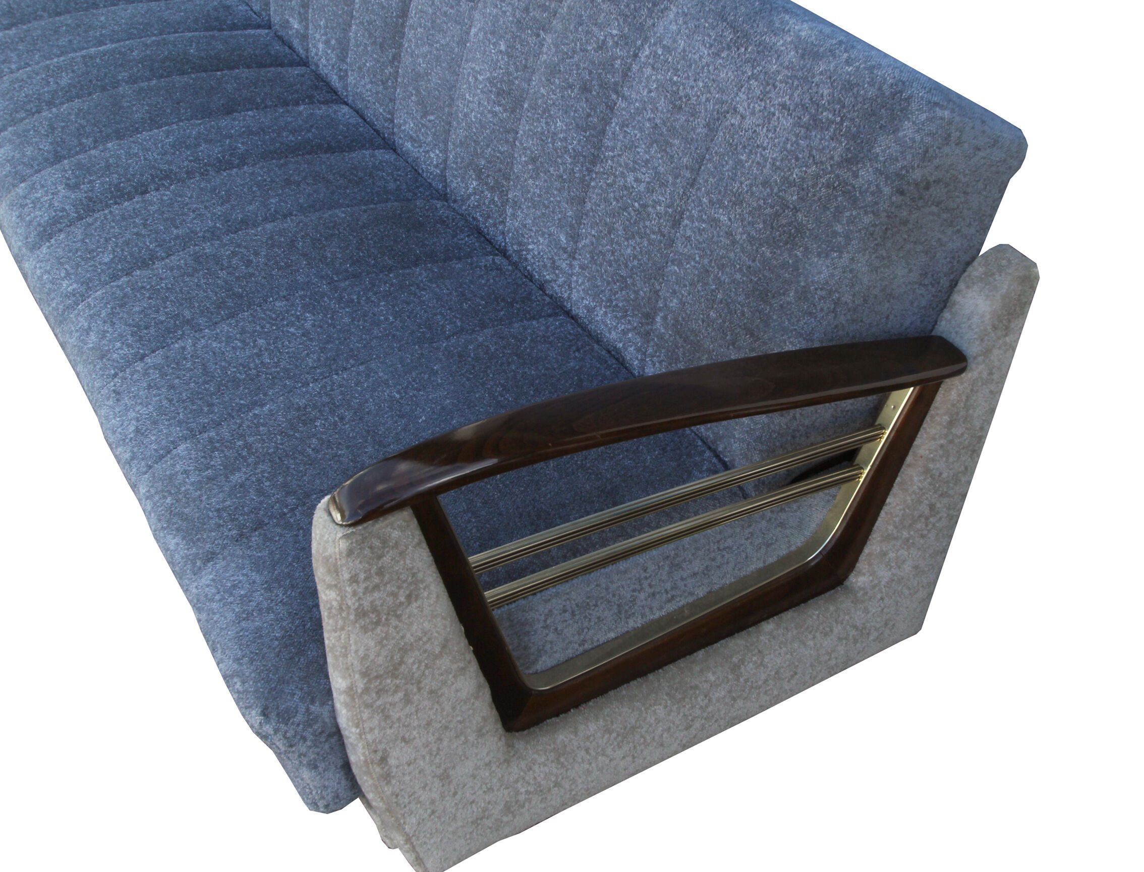 50s sofa in blue/beige