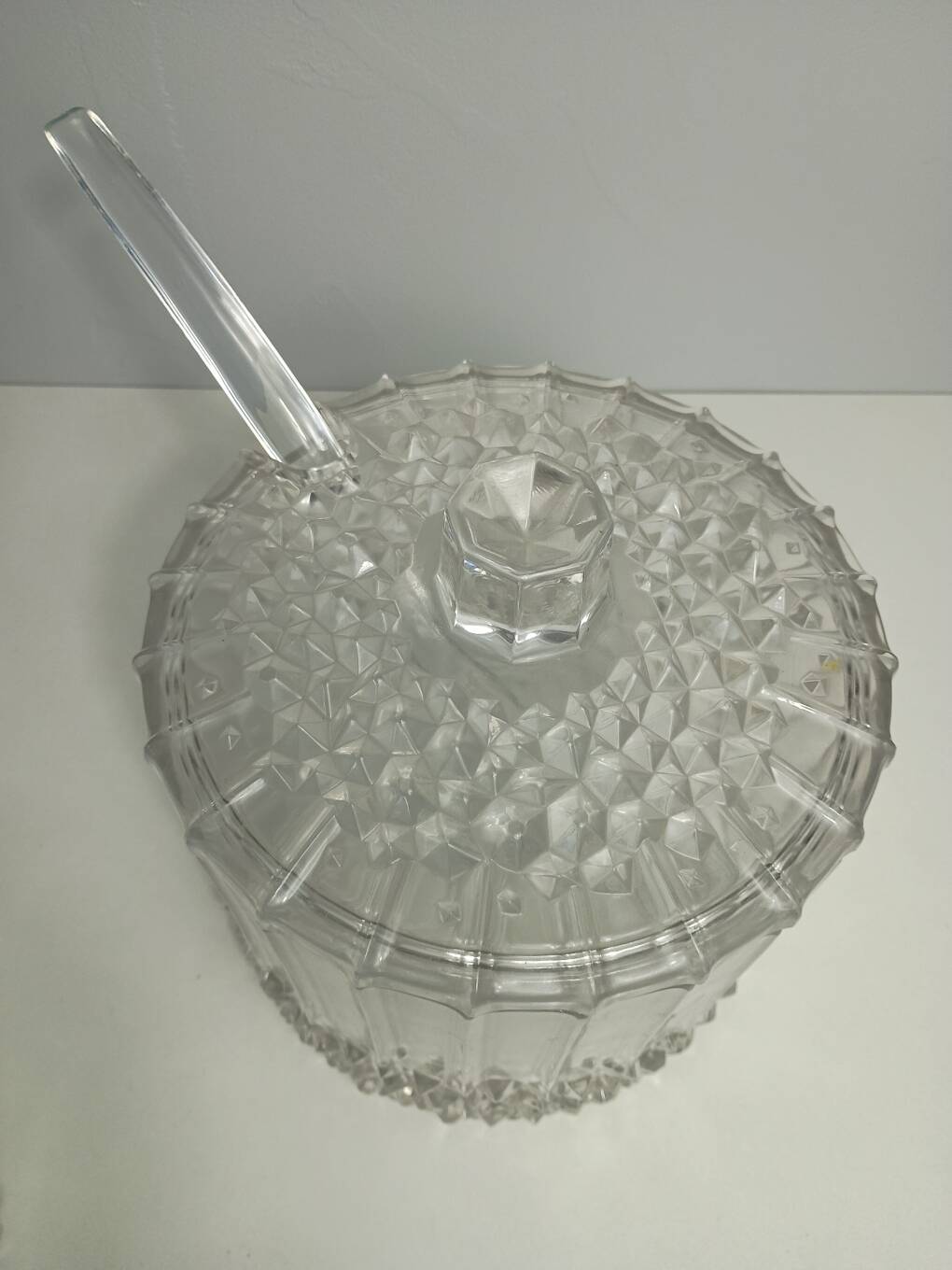 Crystal punch or cocktail service by Anna Hütte from the 1970s.