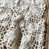 Plaid, crochet blanket 75X150 cm