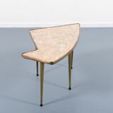 Modern Italian sculptural side table from the 1960s