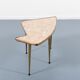 Modern Italian sculptural side table from the 1960s