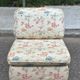 2 modular vintage bench armchairs with floral pattern – Cottage Style