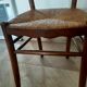 Lot de 5 chaises style faux bambou
