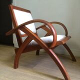 Colonial armchair in teak