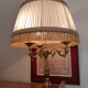 Bouillotte lamp in gilded bronze