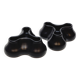 2 Black Candle Holders for 3 Candles Designed by Chris Martin