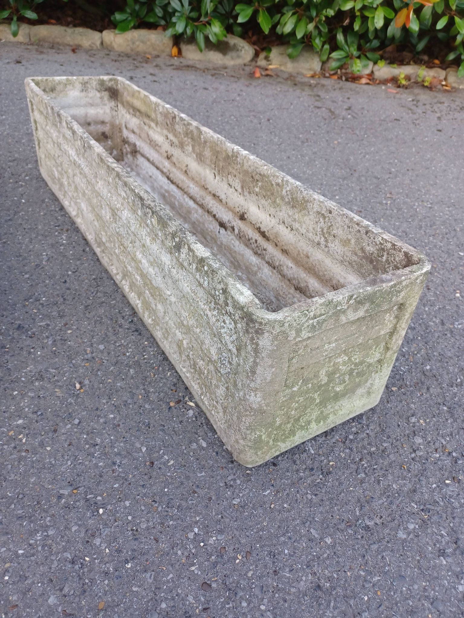Pair of planters, eternit fiber cement concrete, 50's