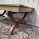 Table de salle à manger style Empire pieds "Curule"
