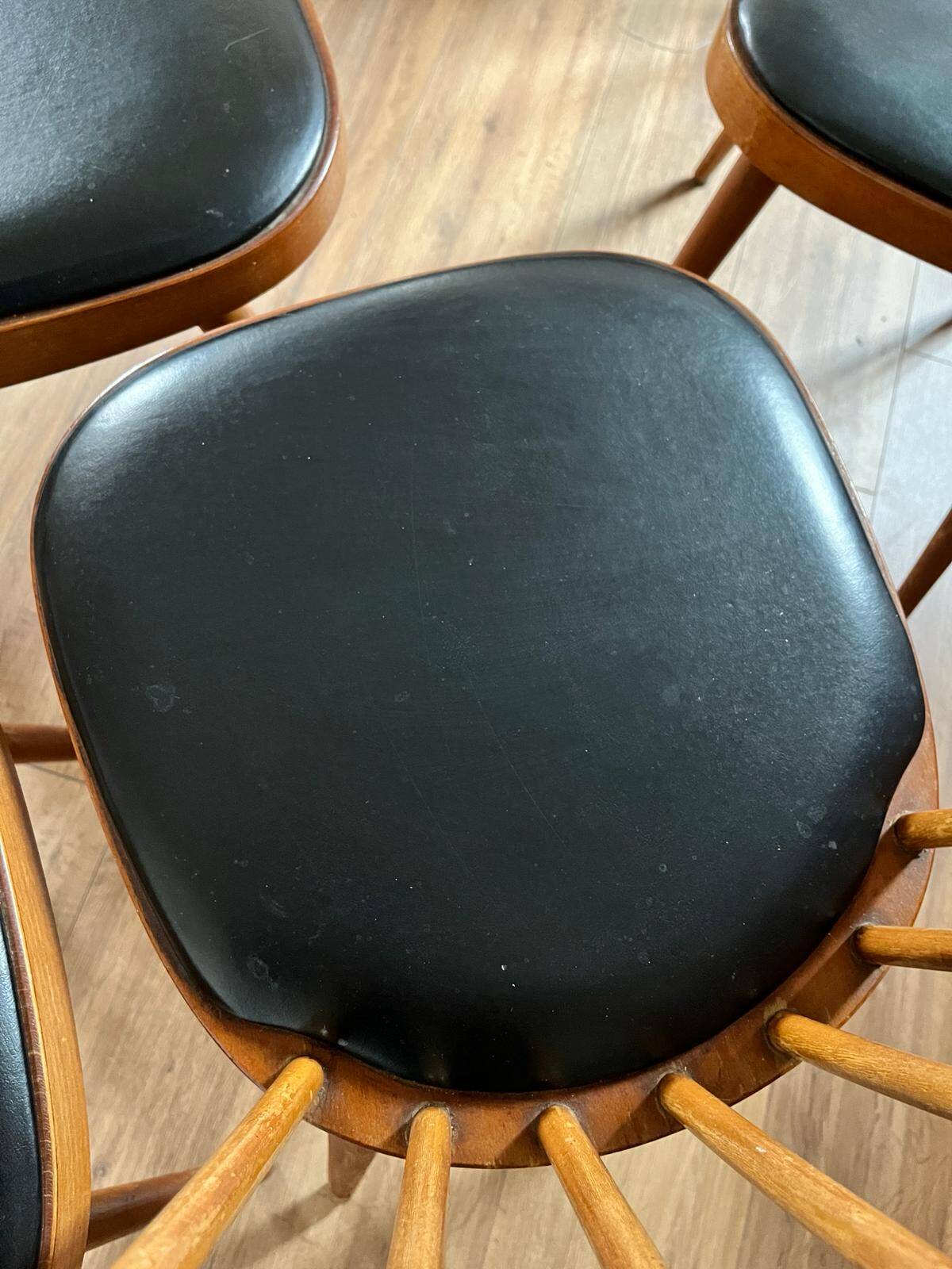 Set of 4 BAUMANN model 740 chairs