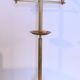 Retro night valet in brass and wood in Neoclassical style