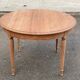 Renovated Louis Philippe round extendable dining table 110-200cm 19th century