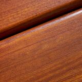 Restored teak dining table, set of 3 (mk9978)