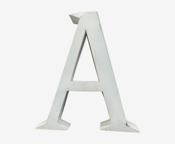 Old Sign Letter A