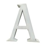 Old Sign Letter A