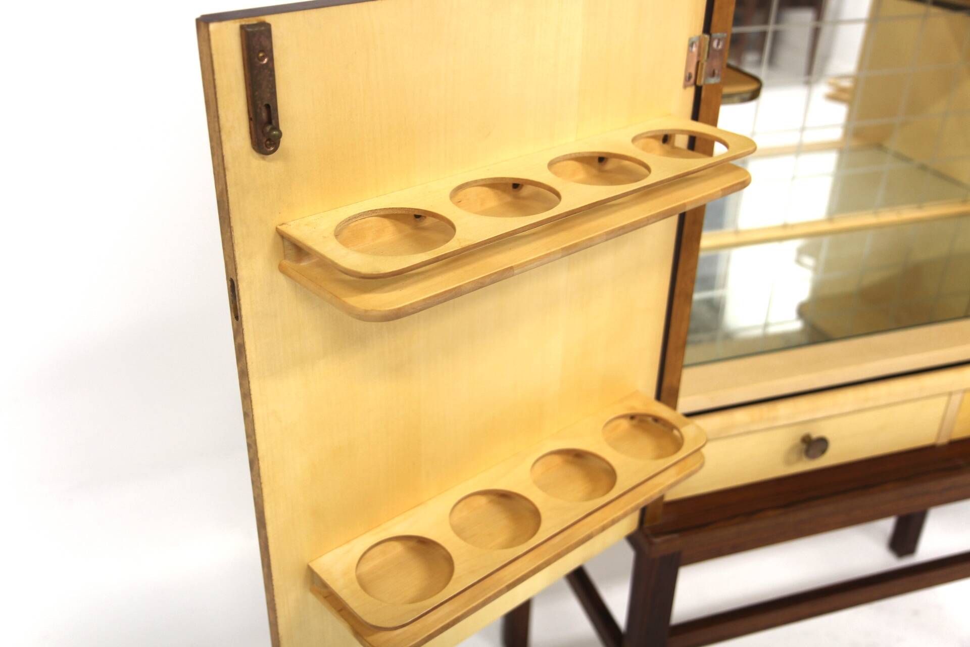 Scandinavian rosewood bar cabinet, Sweden, 1960