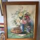 Bouquet of flowers signed Roussel