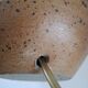 Vintage pyrite stone lamp