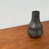 Vintage German brutalist ceramic gourd vase by Heinrich Fuchs for Luisenburg, 1970s.