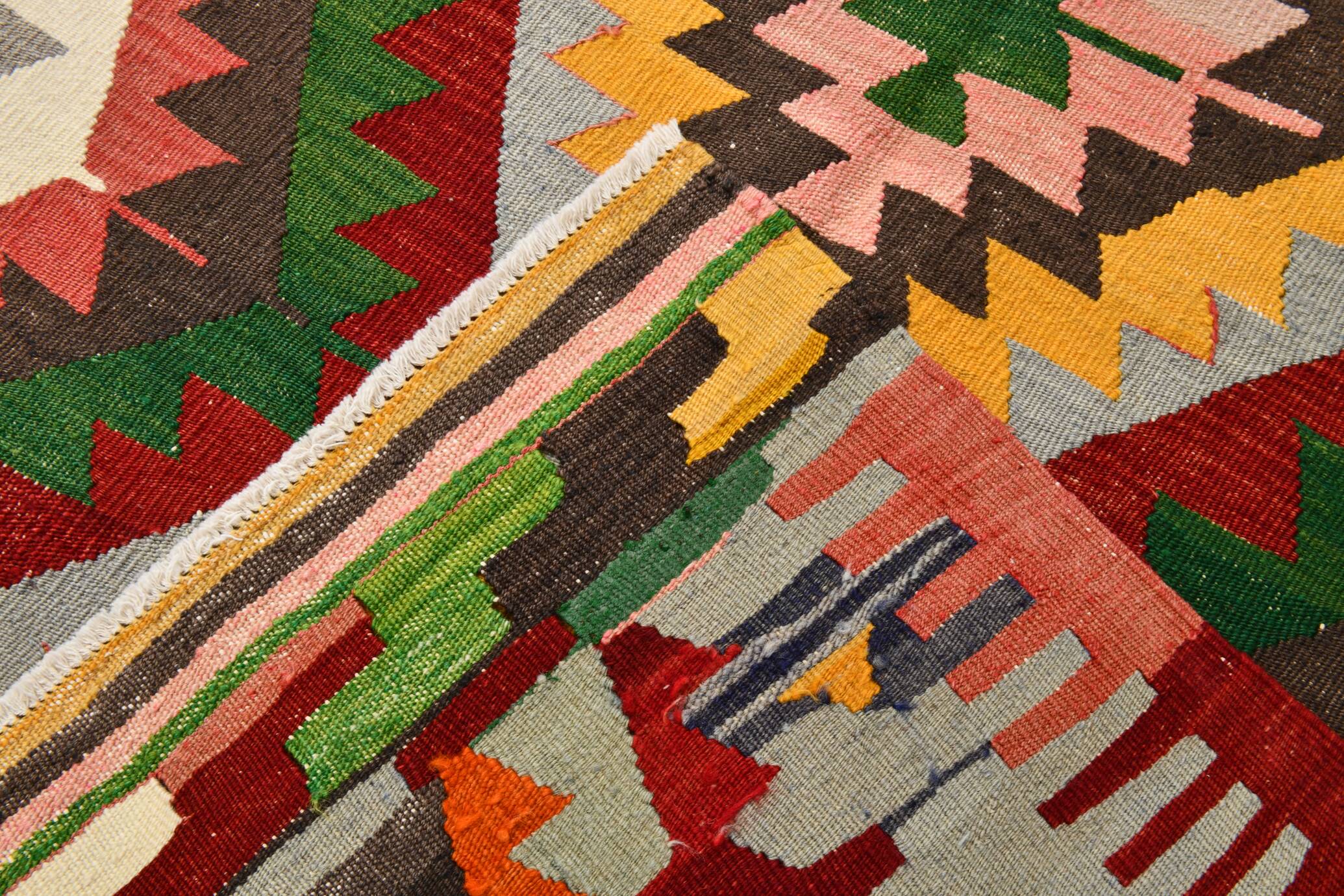 5x7 Tribal Handwoven Kilim Rug, 155x232Cm