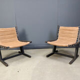 Pair of safari chairs by Casala, 1970s