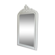 Late 19th century mirror with decorated pediment - 130x70