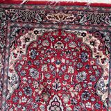 Tapis persan Kashan vintage fait main 76 cm x 179 cm, années 1960