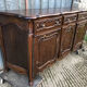 Louis XV style sideboard in solid walnut
