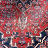 Handmade vintage Persian Bidjar rug 112cm x 176cm, 1960s